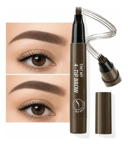 Delineador Cejas Regina Microblading Efecto Pelitos Marron Grisáceo 04