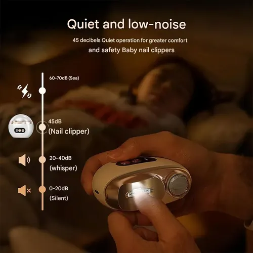 Afiladora Eléctrica 3 En 1 Para Uñas Led, 3 Velocidades