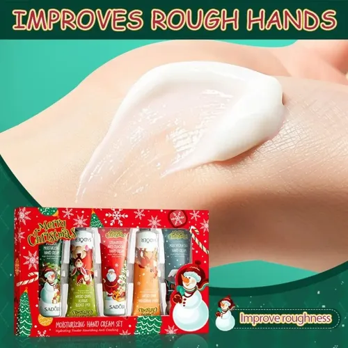 Set De 5 Cremas Para Manos Sadoer Hand Moisturizer Brighten