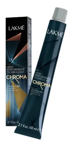 Tinta Permanente Sin Amoniaco Lakme Chroma N° 8/34 60ml