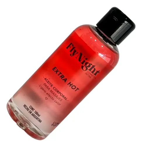 Fly Night Aceite Lubricante Corporal Masajes Extra Hot 100ml