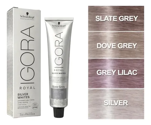 Tintura Igora Silver Whites 60 Gr Schwarzkopf Silver