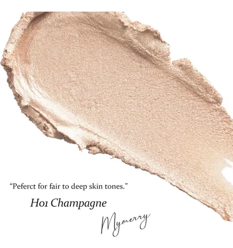 Iluminador En Barra Mymerry 15g Champagne Beige Vegano