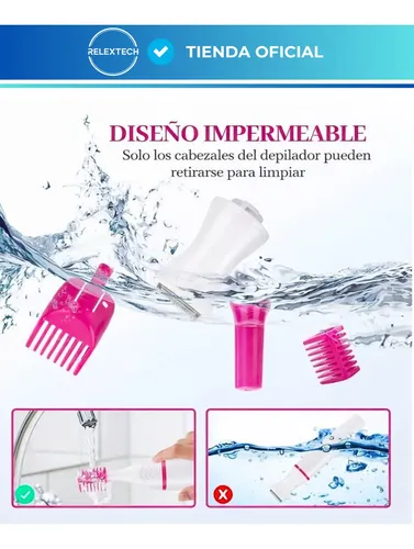 Depiladora Afeitadora Mujer 5 En 1 Facial Corporal Sin Dolor