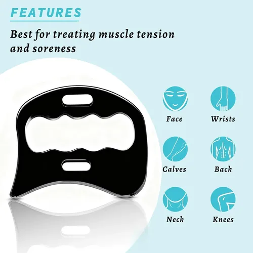 Raspador Muscular Gua Sha Acero Inoxidable Masaje