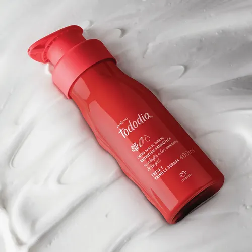 Crema Nutritiva Tododia Frutilla Y Vainilla Dorada Natura