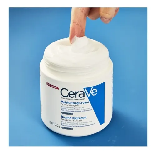 Cerave Crema Hidratante Con Acido Hialuronico Piel Seca 454g
