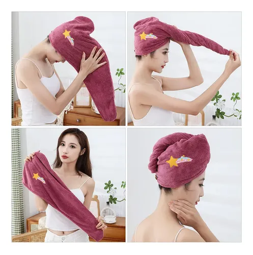Gorros De Baño For Niñas, De Secado Rápido, For Secar El C