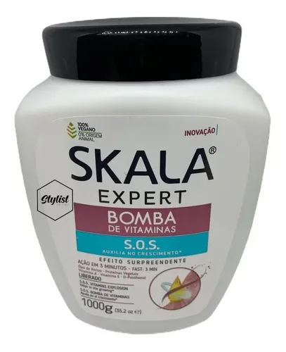 Skala Bomba Vitaminas S.o.s Crecimiento Máscara Vegana X 1kg