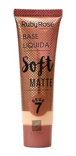 Base Líquida Soft Matte Ruby Rose Original Caobamakeup