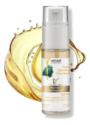 Serum Capilar Con Argan Espirulina Nutricion Restauracion