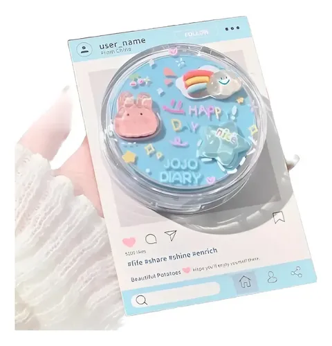 Base Cushion Coreana Colorida Humectante Apto Para Niños 21 Ivory White