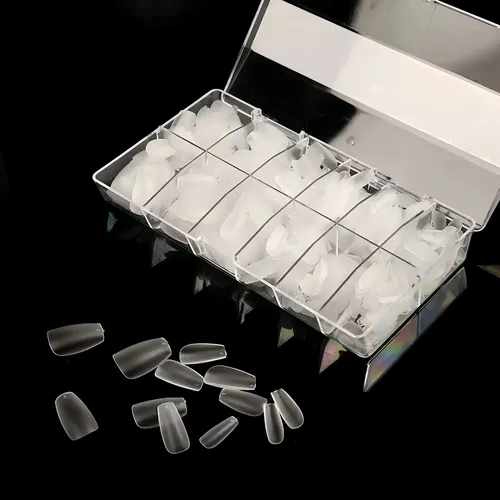 Uñas Postizas Balerina Softgel 120 Unidades 12 Tamaños