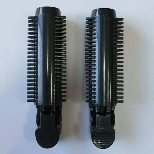 Juego De Rodillos De Pelo Con Autoagarre, Rizadores De Negro