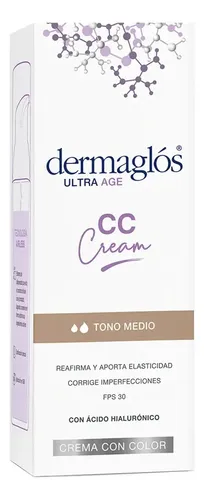 Dermaglós Cc Cream Ultra Age Tono Medio Fps30 X 50 Gr