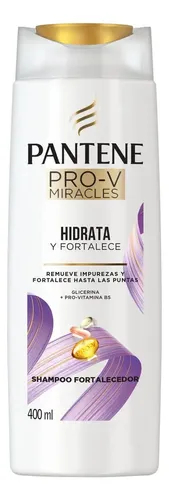 Pantene Pro-v Miracles Shampoo Hidrata Y Fortalece X 400 Ml
