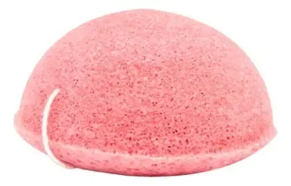 Esponja Facial Konjac Biodegradable Arcilla Roja Whole Green