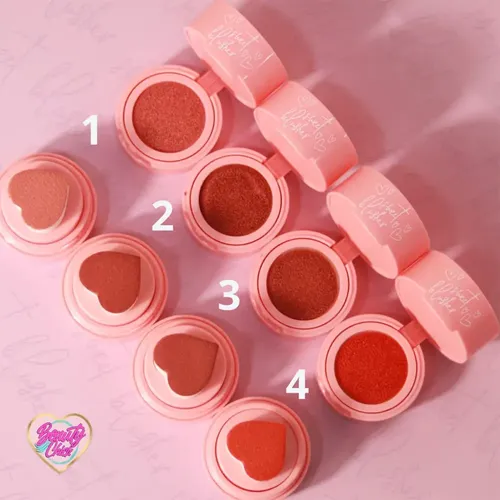 Rubor Liquido Blush Con Esponja Forma Corazon By Moc Allure Tono Del Maquillaje 01
