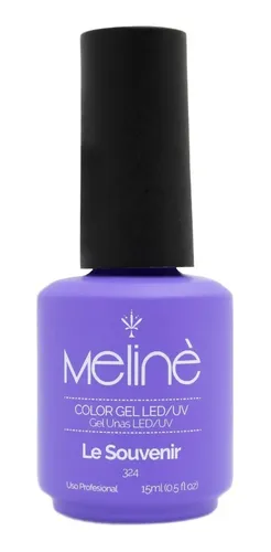 Kit X6 Esmaltes Meliné Gel On-off Color Uñas Semipermanente