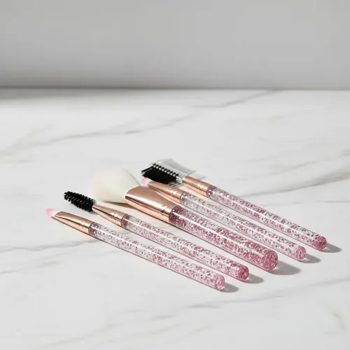 Set 5 Brochas Especial Ojos Y Cejas Maquillaje City Girl