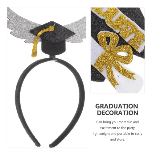 Diadema De Graduación, Bonito Lazo Para El Pelo, 6 Unidades