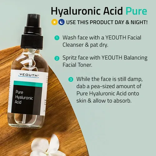 Sérum Hidratante De Ácido Hialurónico Yeouth Para Rostro, 2