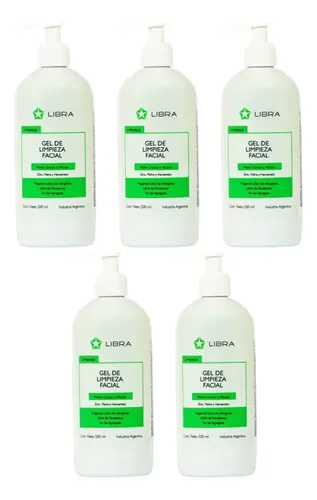 Gel Limpieza Facial Libra Cosmética 500g Piel Mixta Día Noche