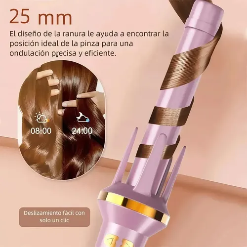-rizadora Automática Maimeite De Cerámica De Turmalina Con P Rosa