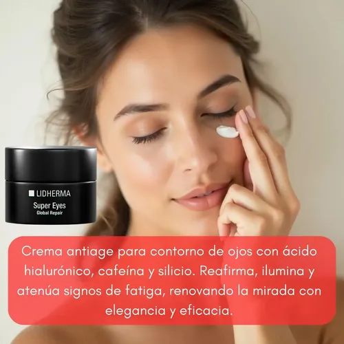 Contorno De Ojos Concentrado Lidherma Con Cafeina