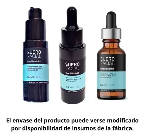 Suero Facial Biobellus Nano Hialurónico Anti Age Piel 30cc