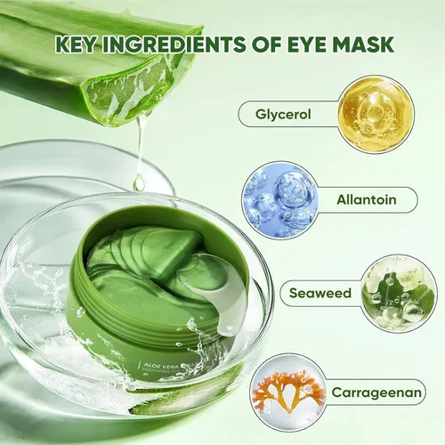 Parches De Ojos Aloe Vera, Parches Para Las Ojeras,
