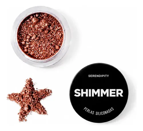Serendipity Perlas Siliconadas Shimmer Bronze Tono Bronce Bronze