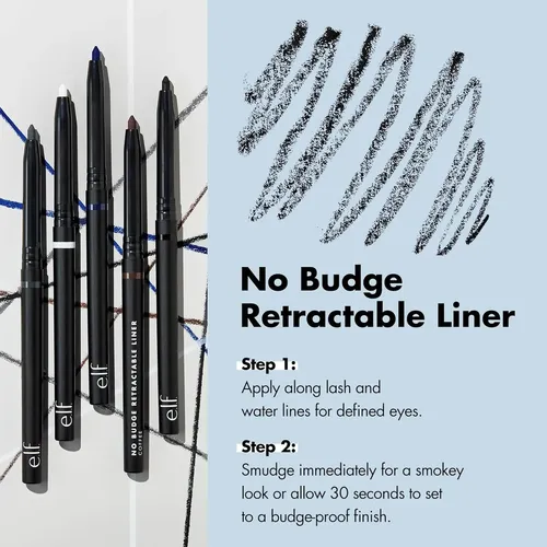 E.l.f Delineador Retractil No Budge Retractable Eyeliner
