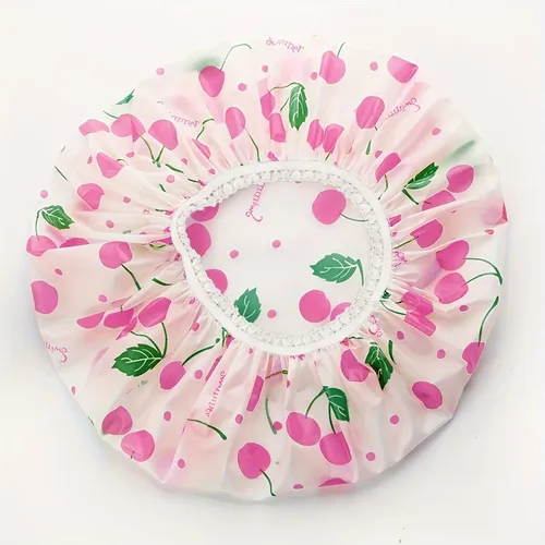 G- Gorro De Ducha De Alta Calidad Con Estampado De Cereza