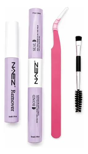 Kit Naez De Aplicación De Pestañas Bond Seal Removedor Pinza