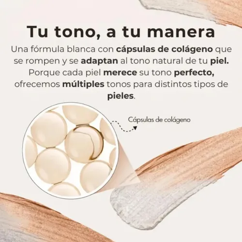 Base Ocheal Cambio Color Stick Brocha 3 Tonos 100% Original