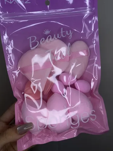 Set De Esponjas Para Maquillaje De 12 Unidades
