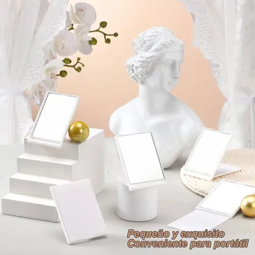 50 Piezas De Espejo De Bolsillo Plegable A Granel Mini C