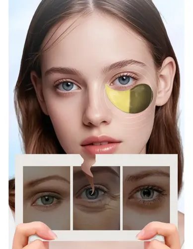 *fc Parches Para Ojos Ojeras Colágeno Oro Arrugas 100 Hh.