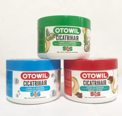 Baño De Crema Cicatrihair Keratina, Argán Y Quinoa X 250gr