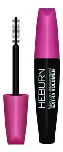 Máscara de pestañas Heburn Extra Volumen waterproof negro 14g
