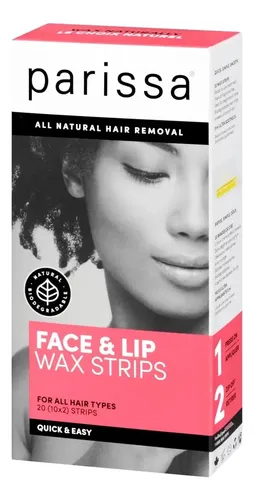 Kit De Tiras De Cera Parissa Para Rostro Y Labios Para Depil