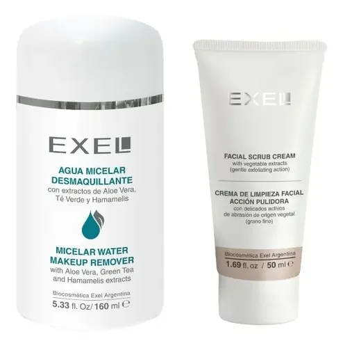 Agua Micelar Desmaquillante Piel Seca Exfoliante Facial Exel