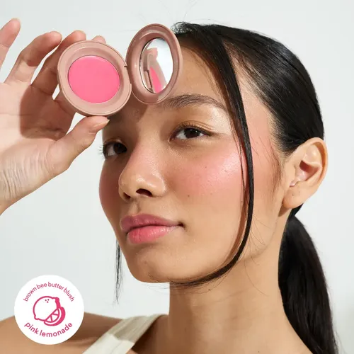 Rubor Blush Cremoso Butter Blushes Brown Bee Tono del maquillaje Pink lemonade