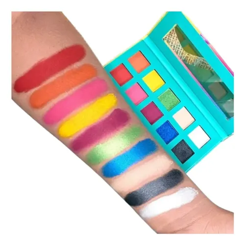 Paleta De Sombras Tutti Frutti Color Tendencia Ruby Rose