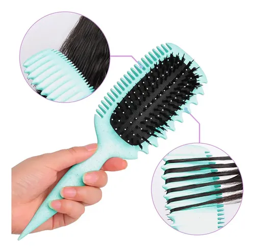 Cepillo Para Cabello Rebote Rizado Peine De Define &uf