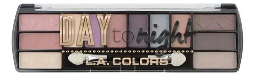 Paleta Sombras 12 Colores Mate Metalizado L.A. Colors CES421 Dawn