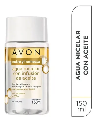 Avon Agua Micelar Bifasica Limpieza Facial Con Aceite