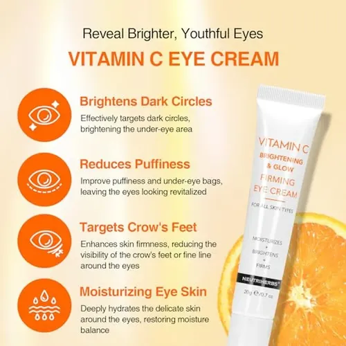 Crema Para Ojos Neutriherbs, Gel De Ojos Con Vitamina C Para