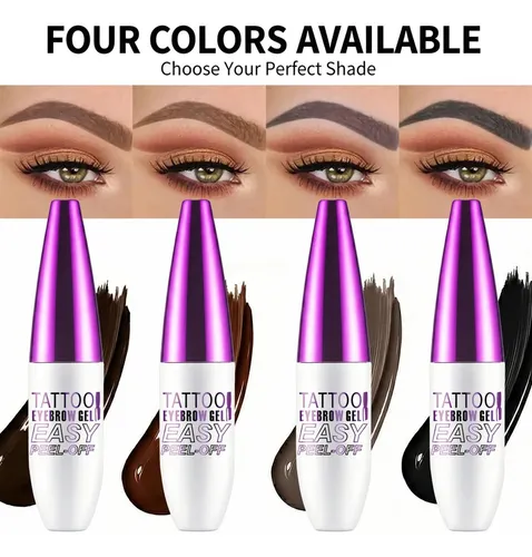 Gel Tinte Cejas Peel Off 2 Piezas, Impermeable, Tono